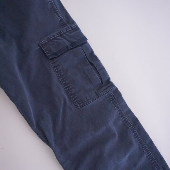 Tough Duck Navy Heavyweight Cotton Carpenter Cargo Loop Workwear Pants 34X34 - Picture 8 of 16